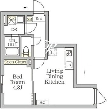 Ａｇｌａｉａ新宿西落合 105 間取り図
