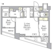 NOGATA RESIDENCE 704 間取り図
