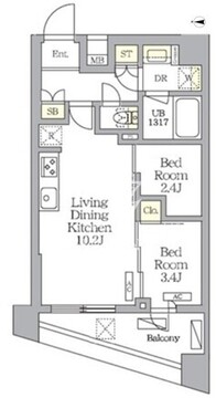 NOGATA RESIDENCE 501 間取り図