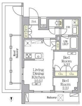 NOGATA RESIDENCE 507 間取り図
