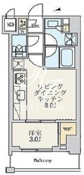 クレストコート北千住レジデンス 503 間取り図