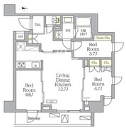 NOGATA RESIDENCE 209 間取り図