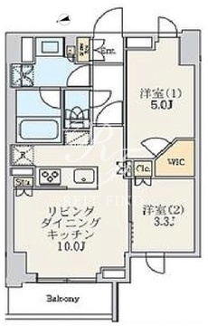 クレストコート北千住レジデンス 404 間取り図
