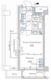 パークアクシス市谷左内町 305 間取り図