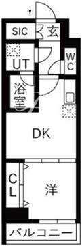 OAKLANCE森下2 1502 間取り図