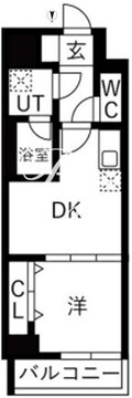 OAKLANCE森下2 602 間取り図