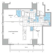 ルフォンプログレ北新宿 1206 間取り図