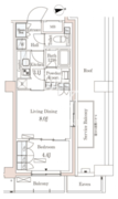 パークアクシス市谷左内町 304 間取り図