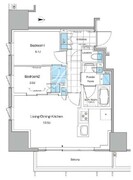 ルフォンプログレ北新宿 607 間取り図