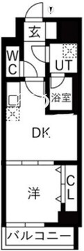 OAKLANCE森下2 1306 間取り図
