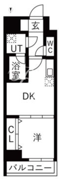 OAKLANCE森下2 1305 間取り図