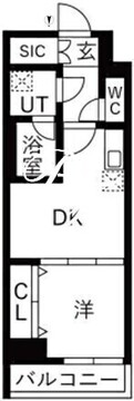 OAKLANCE森下2 404 間取り図