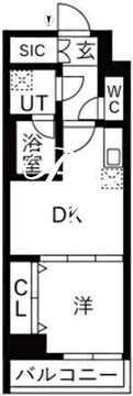OAKLANCE森下2 204 間取り図