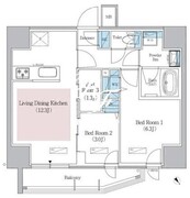 アーバネックス浅草橋Front 903 間取り図