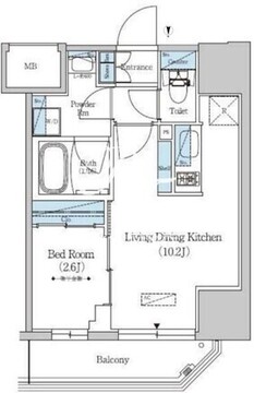 アーバネックス上野 802 間取り図