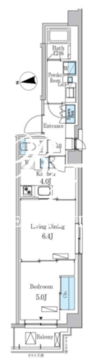 パークアクシス市谷左内町 407 間取り図