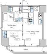 アーバネックス上野 403 間取り図