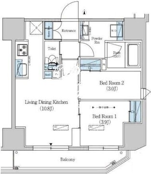 アーバネックス上野 1004 間取り図