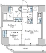 アーバネックス上野 1203 間取り図