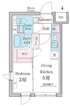 デュオメゾン都立大学 401 間取り図