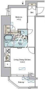 ブリリアイスト錦糸公園 901 間取り図