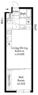 グランパセオ代々木上原 103 間取り図