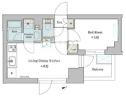 ブリリアイスト門前仲町 704 間取り図