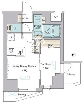 ブリリアイスト門前仲町 705 間取り図
