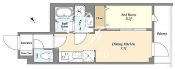ドゥーエ曳舟2 204 間取り図