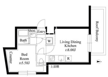 グランパセオ代々木上原 305 間取り図