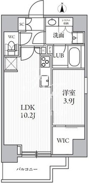 シーズンフラッツ滝野川 202 間取り図