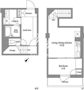 ザ・レジデンス用賀 103 間取り図