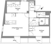 ザ・レジデンス用賀 504 間取り図