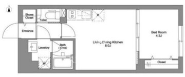 タスキリシェス池上 103 間取り図