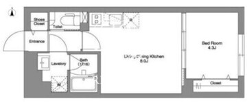 タスキリシェス池上 303 間取り図