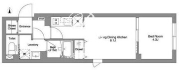 タスキリシェス池上 304 間取り図