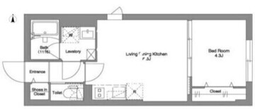 タスキリシェス池上 401 間取り図