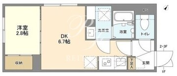 ウェルスクエア洗足 104 間取り図