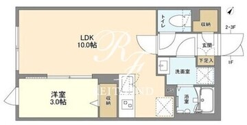 ウェルスクエア洗足 203 間取り図