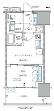 パークアクシス西大島コンフォートスクエア 1311 間取り図