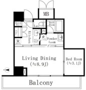 高円寺クロスオーバー 202 間取り図