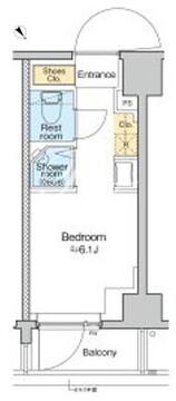 トモア田端 109 間取り図