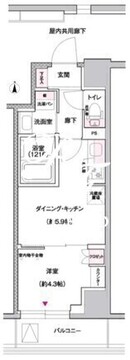 ジェイグランコート上野入谷 702 間取り図