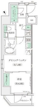 スタンズ板橋本町 401 間取り図
