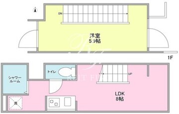ル・トラン代々木公園 104 間取り図
