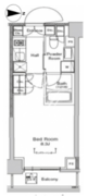 プラウドフラット門前仲町5 803 間取り図