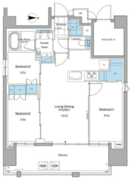 ルフォンプログレ赤羽マークス 1102 間取り図