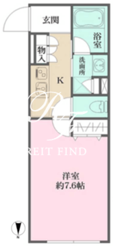 アトリオフラッツ自由が丘イースト 301 間取り図