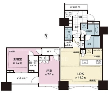 三田ガーデンヒルズ N-1319 間取り図