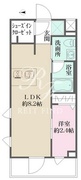 ラペルラ自由が丘2 207 間取り図